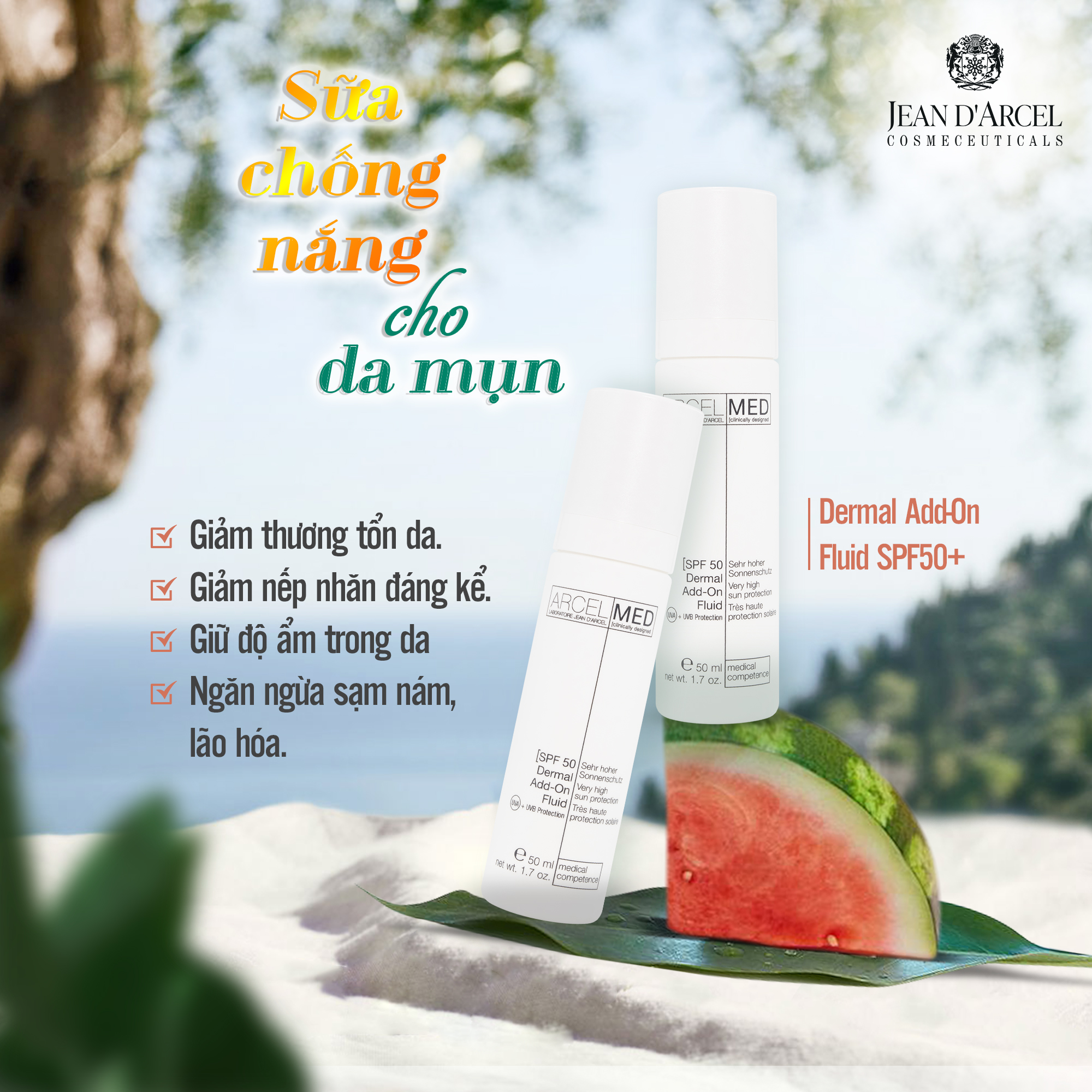 KEM CHỐNG NẮNG CHO DA MỤN