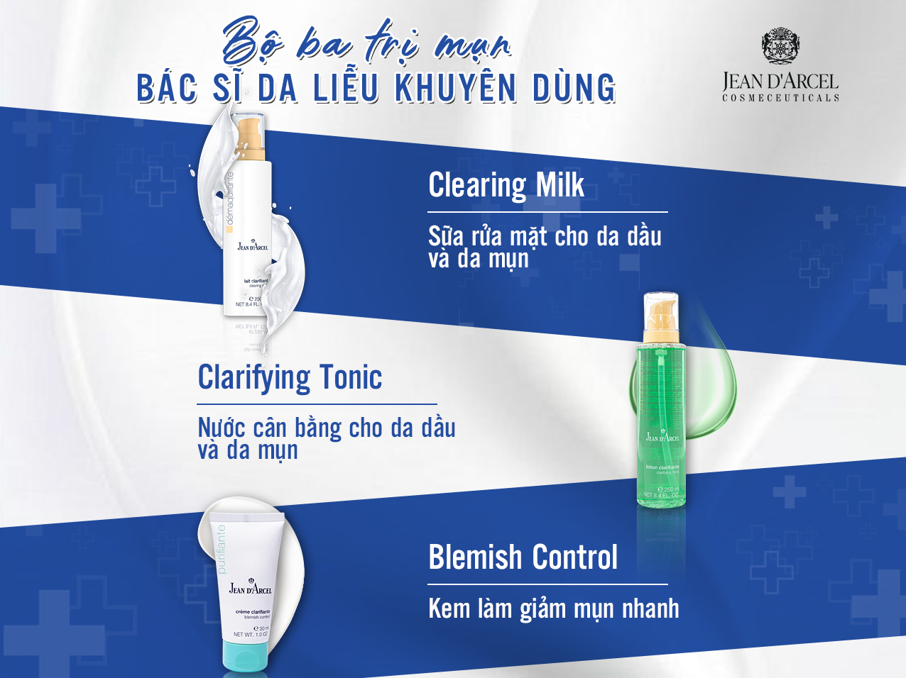 BỘ BA TRỊ MỤN BÁC SĨ DA LIỄU KHUYÊN DÙNG