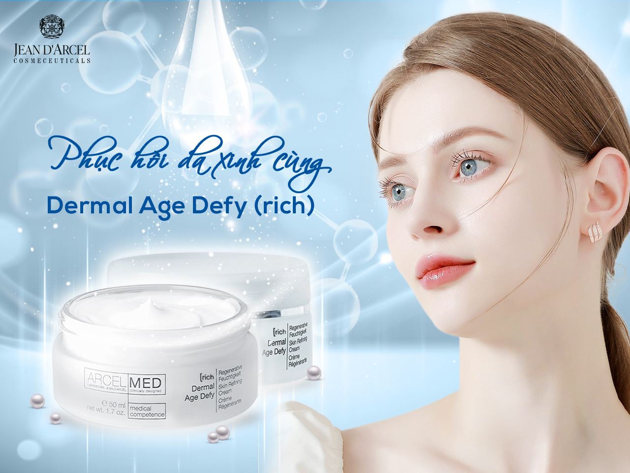 PHỤC HỒI DA XINH CÙNG DERMAL AGE DEFY