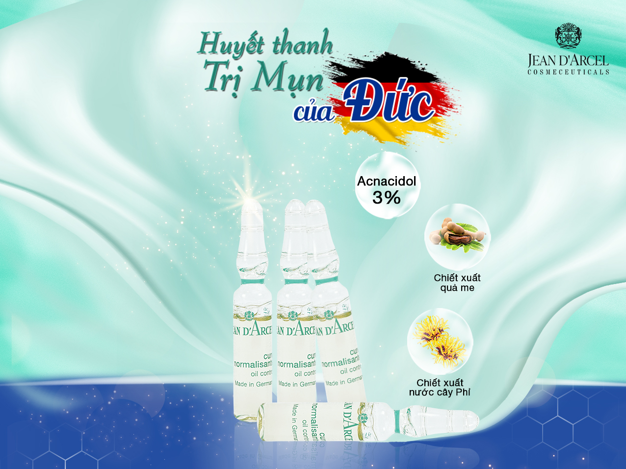 HUYẾT THANH TRỊ MỤN CỦA ĐỨC