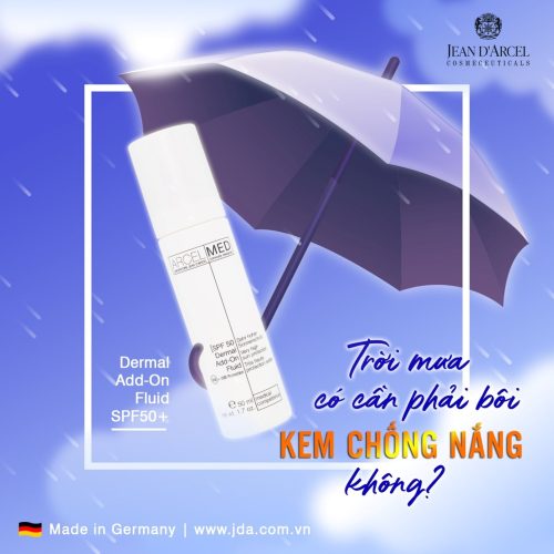 TRỜI MƯA CÓ CẦN PHẢI BÔI KEM CHỐNG NẮNG KHÔNG