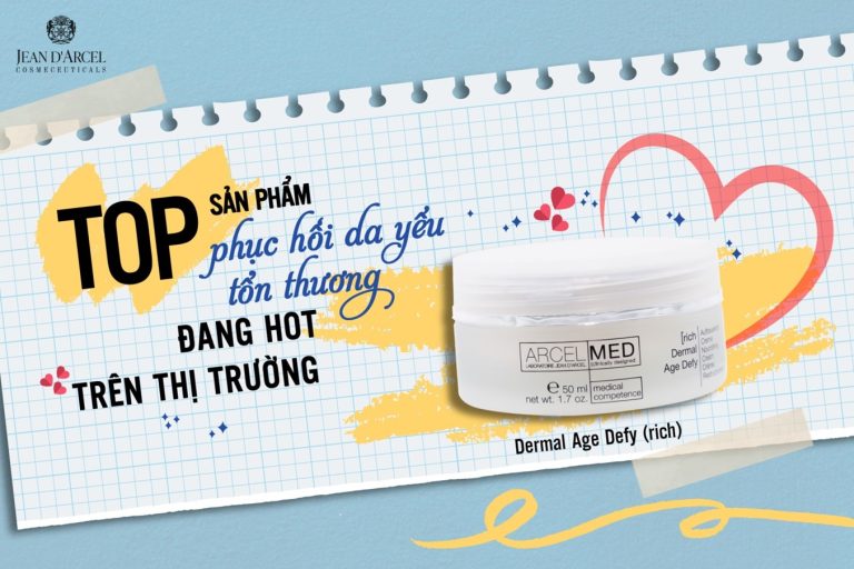 TOP SẢN PHẨM PHỤC HỒI DA YẾU TỔN THƯƠNG ĐANG HOT TRÊN THỊ TRƯỜNG