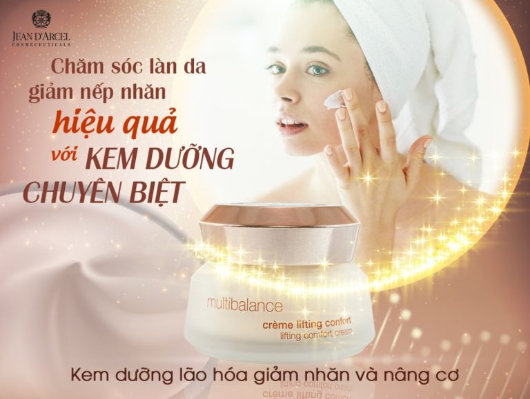CHĂM SÓC LÀN DA GIẢM NẾP NHĂN HIỆU QUẢ VỚI KEM DƯỠNG CHUYÊN BIỆT