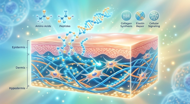 5 TÁC DỤNG CỦA PEPTIDE ĐỐI VỚI LÀN DA